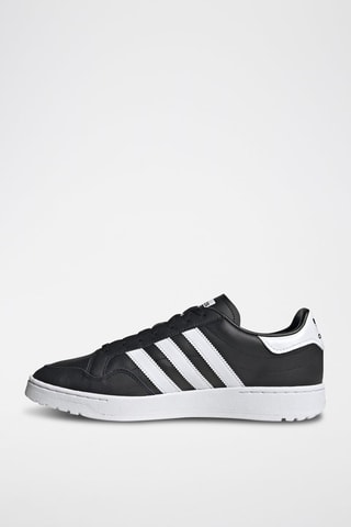 Sneakers en cuir Team Court - Noir et blanc