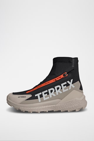 Chaussures de randonnée montantes Terrex Free Hiker 2 - Beige et noir