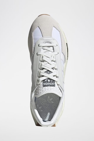 Chaussures de running en nubuck Retropy E5 - Blanc et gris