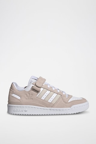 Chaussures de basketball en cuir Forum Low - Taupe