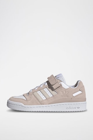 Chaussures de basketball en cuir Forum Low - Taupe