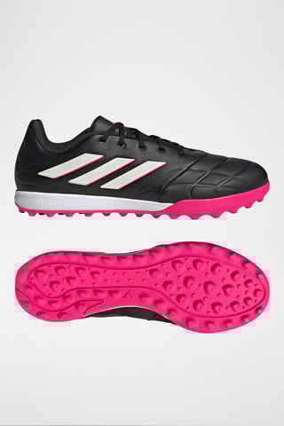 Chaussures de football en cuir Copa Pure.3 Turf - Noir