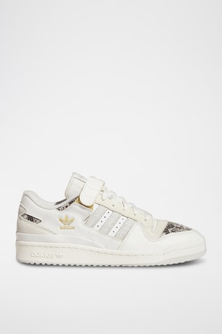 Chaussures de basketball en cuir Forum - Blanc