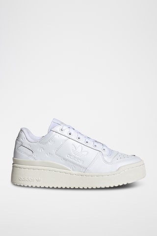 Chaussures de basketball en cuir Forum - Blanc