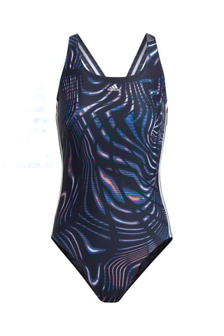 Maillot 1 pièce Souleaf 3-Stripes - Bleu