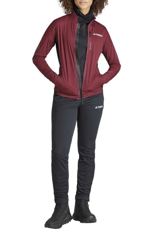 Veste de ski de fond Softshell Terrex Xperior - Bordeaux