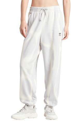 Pantalon ample de survêtement tie and dye - Gris clair