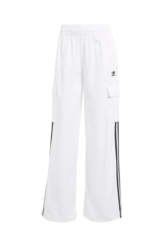 Pantalon cargo taille haute 3S - Blanc