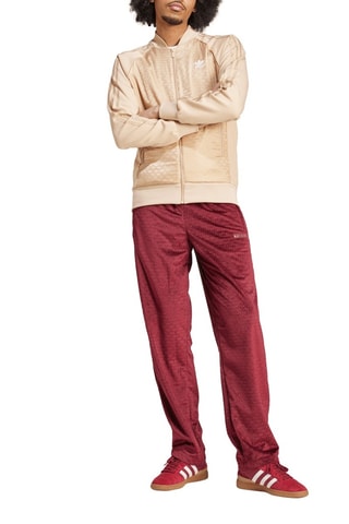 Pantalon de survêtement en velours Monogram - Bordeaux