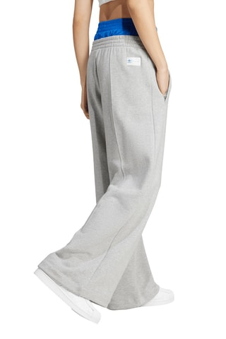 Pantalon de survêtement trompe-l'œil Kseniaschnaider - Gris clair chiné