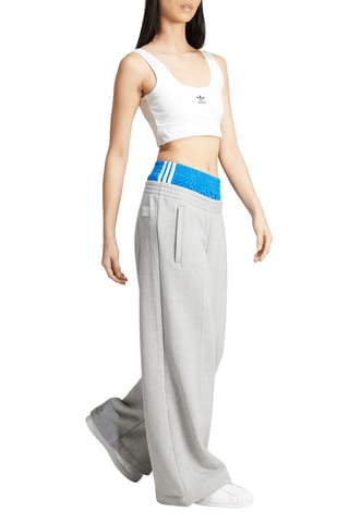 Pantalon de survêtement trompe-l'œil Kseniaschnaider - Gris clair chiné