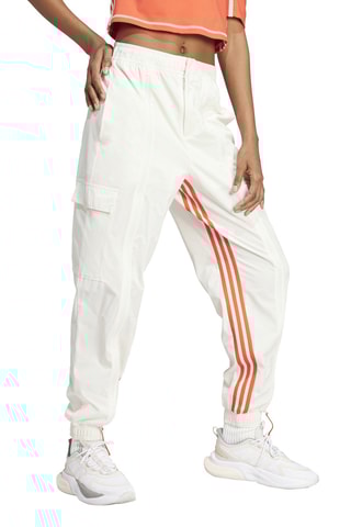 Pantalon cargo taille haute Dance - Ecru