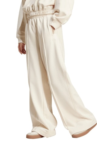 Pantalon ample taille haute Premium Essentials - Ecru