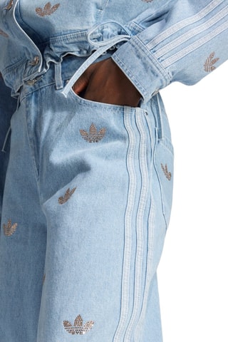 Jean ample taille haute - Bleu clair