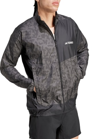 Coupe-vent de trail running Terrex - Noir