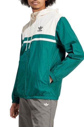 Coupe-vent à capuche - Vert foncé