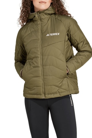 Veste de randonnée à capuche Terrex Multi - Vert olive