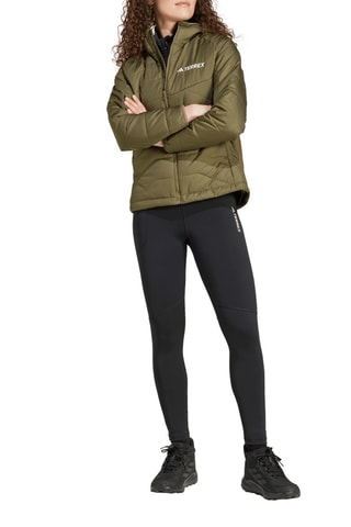 Veste de randonnée à capuche Terrex Multi - Vert olive