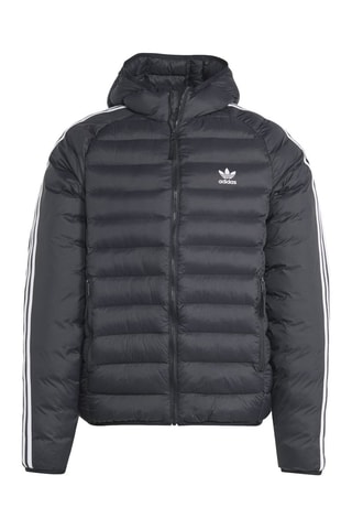 Doudoune à capuche Noir et blanc