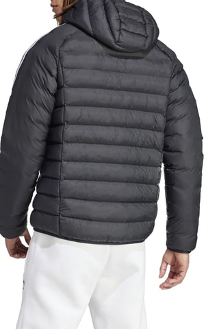 Doudoune à capuche Noir et blanc