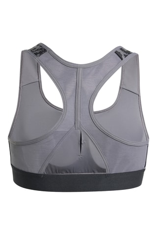 Brassière sport push-up Power React - Gris et noir