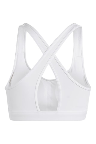 Brassière d'entraînement push-up PowerReact Train - Blanc