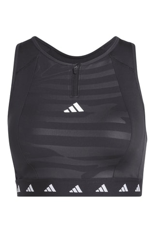 Brassière d'entraînement push-up TechFit - Noir