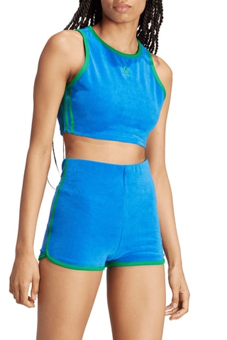 Crop top sans manches Injection Pack - Bleu électrique