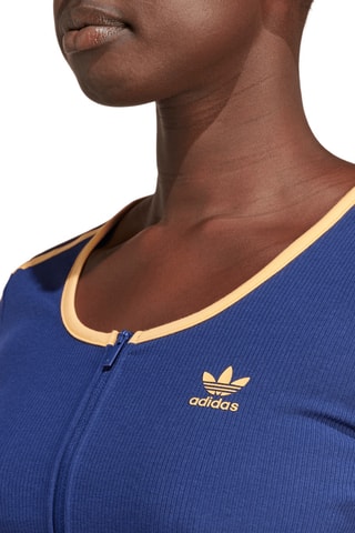 Crop top RIB SS FZ - Bleu marine