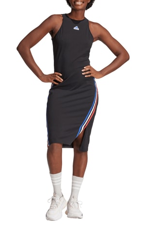 Robe midi Future Icons - Noir