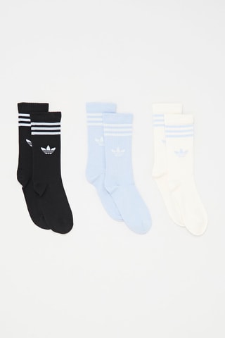 3 paires de chaussettes - Noir et ciel