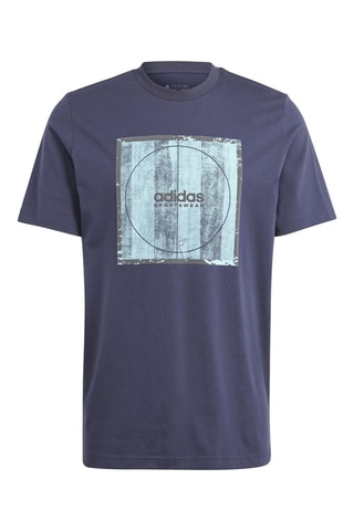 T-shirt Tie-INS - Bleu marine