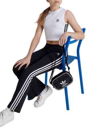 T-shirt cropped Adicolor - Blanc