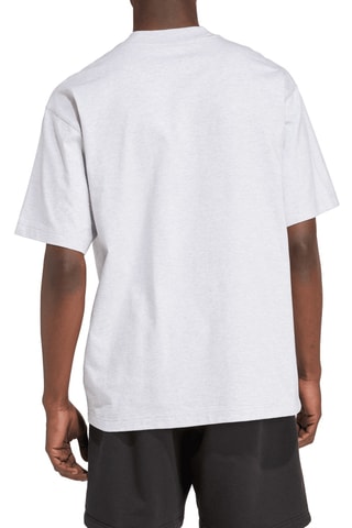 T-shirt ample Premium Essentials - Gris clair chiné