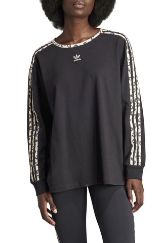 T-shirt Originals Leopard Luxe - Noir