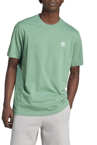 T-shirt Trefoil Essentials - Vert