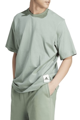 T-shirt en coton biologique M Caps - Vert d’eau