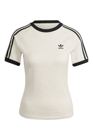 T-shirt 3 bandes - Blanc et noir