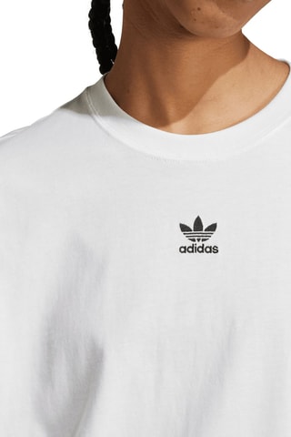 T-shirt ample Trefoil Essentials - Blanc