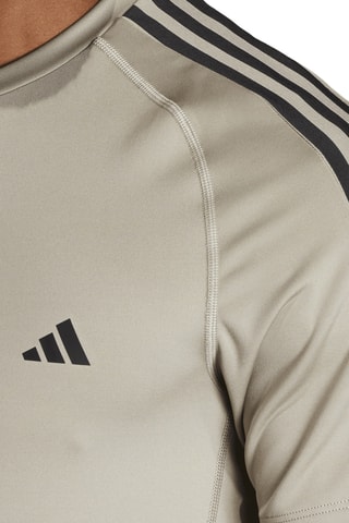 T-shirt d'entraînement Techfit 3-Stripes - Taupe