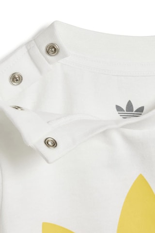 T-shirt et short Trefoil - Blanc et jaune