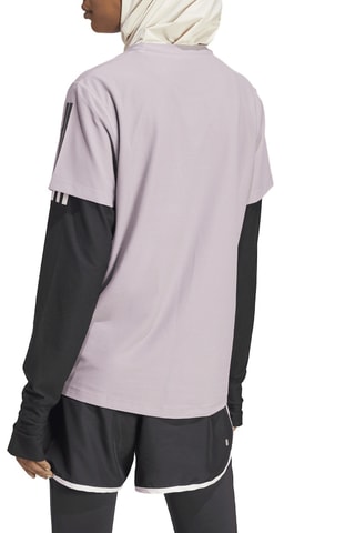 T-shirt de running Own The Run - Mauve