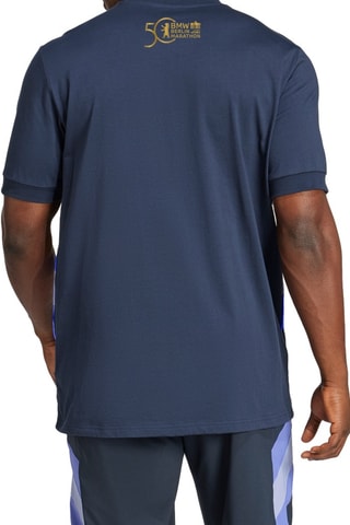 T-shirt ample de running BMW Berlin Marathon 2024 Retro - Bleu