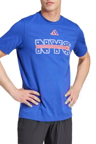 T-shirt de tennis New York City - Bleu électrique