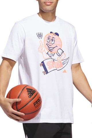 T-shirt de basketball Donovan Micthell Standalone - Blanc