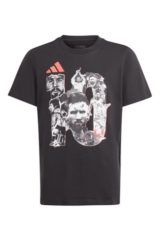 T-shirt de football Lionel Messi - Noir