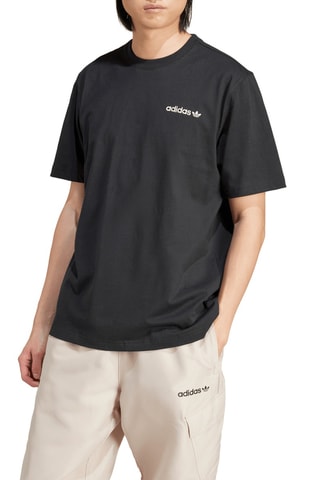 T-shirt en coton biologique Graphic Tee - Noir