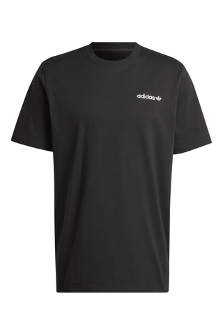 T-shirt en coton biologique Graphic Tee - Noir