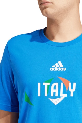 T-shirt de football Italie UEFA EURO24™ - Bleu