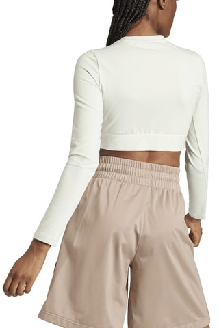 T-shirt cropped Neutral Court - Vert d’eau
